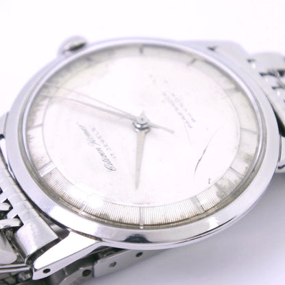 Citizen Watches Hand Winding H5140302 Stainless Steel White 17J Antique Homer Silver Dial Mens