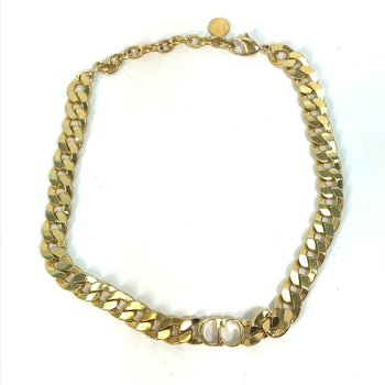 Christian Dior Necklace Metal Gold Danseuse Etoile Choker Mens