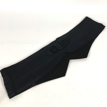 Dior Belt Wool, Cupra Black 2 Button Cummerbund Belt Mens 44