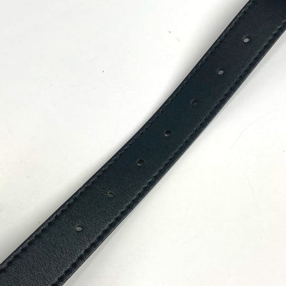Dior Belt Leather Black Logo 85