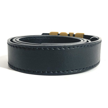 Dior Belt Leather Black Logo 85