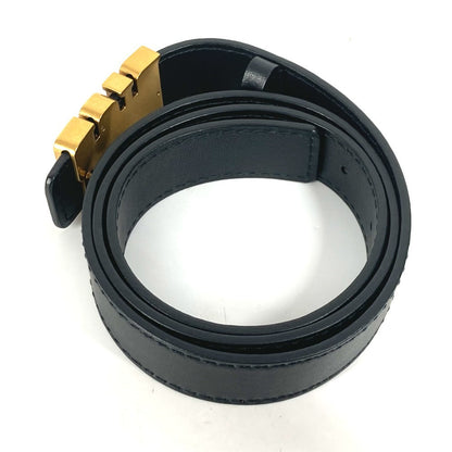 Dior Belt Leather Black Logo 85