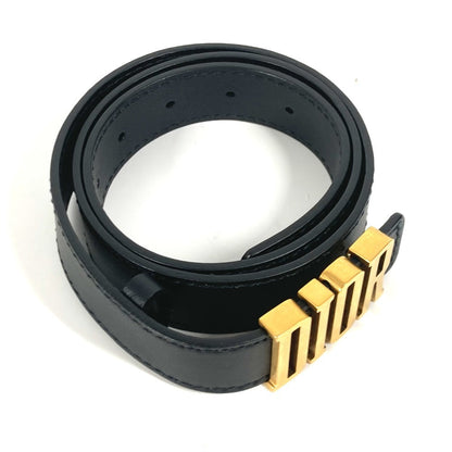 Dior Belt Leather Black Logo 85