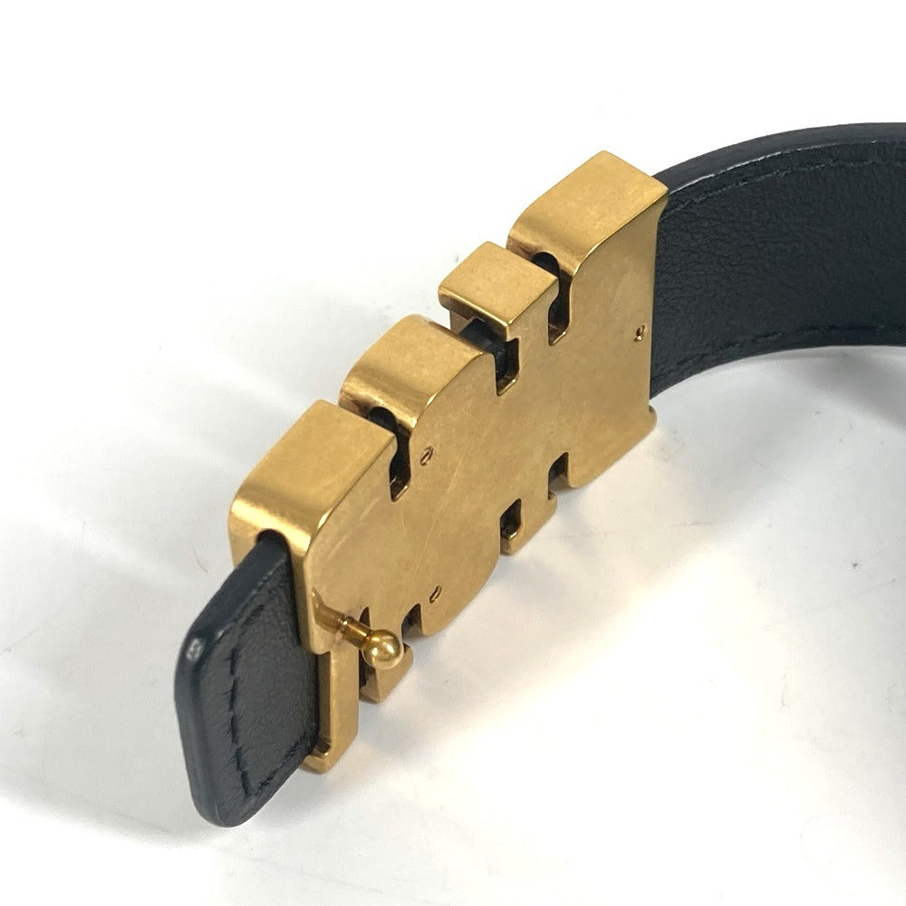 Dior Belt Leather Black Logo 85