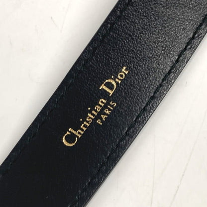 Dior Belt Leather Black Logo 85