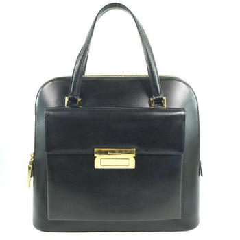 Salvatore Ferragamo Handbag Calfskin Black Women