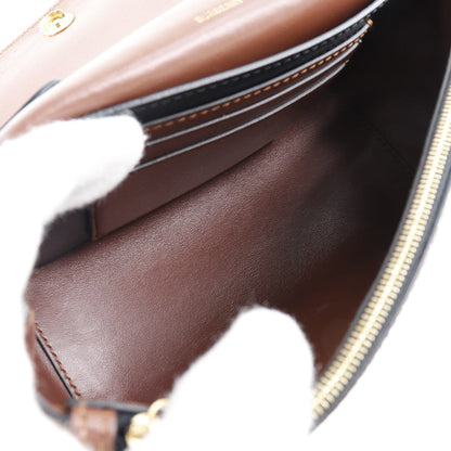 Burberry Shoulder Bag Pvc , Calfskin Brown / Black / White / Red Monogram Women