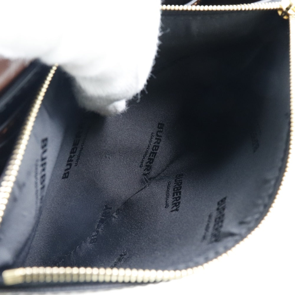 Burberry Shoulder Bag Pvc , Calfskin Brown / Black / White / Red Monogram Women