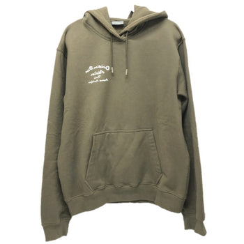 Dior Hoodie 293J698 Cotton Khaki Long Sleeve Tops Apparel Atelier Paris Embroidered Hoodie Mens Xxl