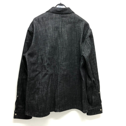 Dior Jacket 033D490A291X Denim Black 22S Oblique Mens 48