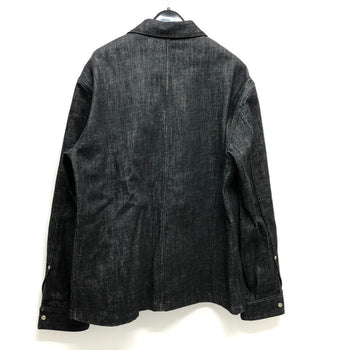 Dior Jacket 033D490A291X Denim Black 22S Oblique Mens 48
