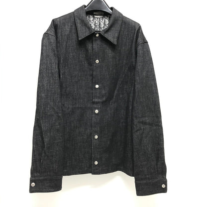 Dior Jacket 033D490A291X Denim Black 22S Oblique Mens 48