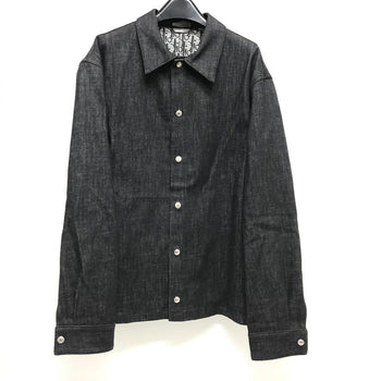 Dior Jacket 033D490A291X Denim Black 22S Oblique Mens 48