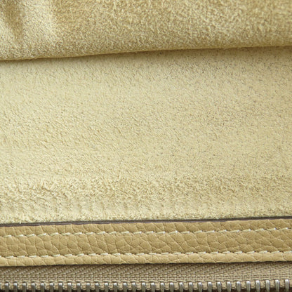 Celine Tote Bag Calfskin Beige Luggage Micro Women