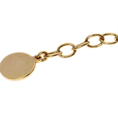 Christian Dior Necklace Metallic Gold Logo Motif Women