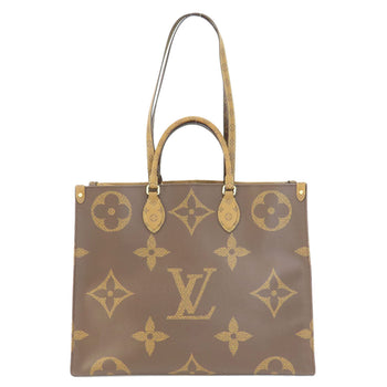 Louis Vuitton Tote Bag M44576 Monogram Reverse Brown On The Go Gm Monogram Giant Women