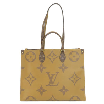 Louis Vuitton Tote Bag M44576 Monogram Reverse Brown On The Go Gm Monogram Giant Women