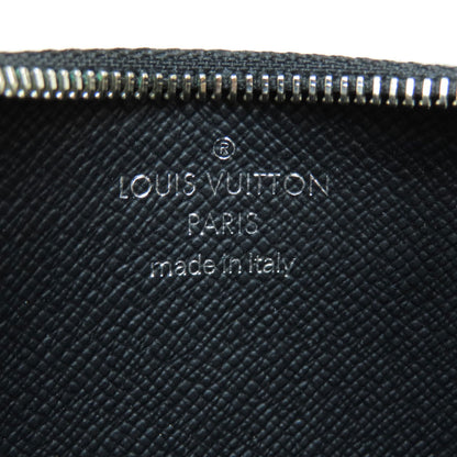 Louis Vuitton Coin Case N64038 Damier Canvas Black Coin Card Holder Damier Graphite Mens