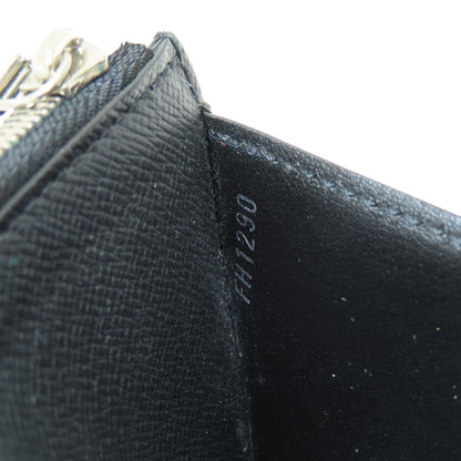 Louis Vuitton Coin Case N64038 Damier Canvas Black Coin Card Holder Damier Graphite Mens