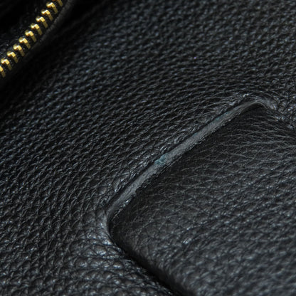 Prada Tote Bag Leather Black Logo Women