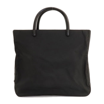 Prada Handbag Nylon Black Logometal Women