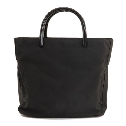 Prada Handbag Nylon Black Logometal Women