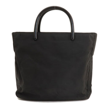 Prada Handbag Nylon Black Logometal Women