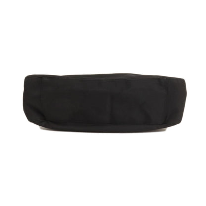 Prada Handbag Nylon Black Logometal Women