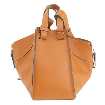 Loewe Handbag Calfskin Brown Hammock Small 2Way Women