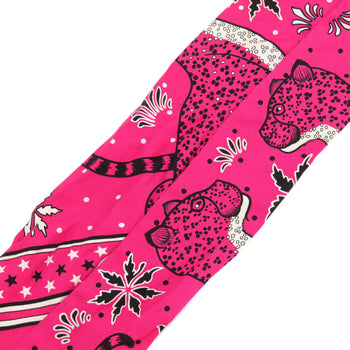 Hermes Scarf Silk Pink Twilly Women