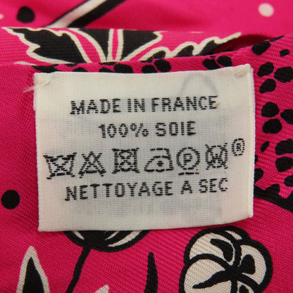 Hermes Scarf Silk Pink Twilly Women