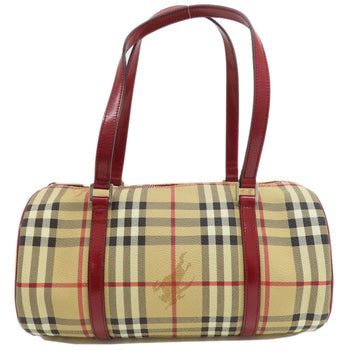 Burberry Handbag Pvc Beige Nova Check Women