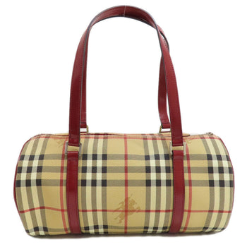 Burberry Handbag Pvc Beige Nova Check Women