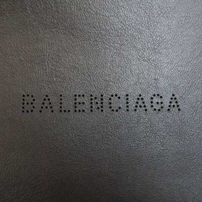 Balenciaga Clutch Bag 373834 Leather Black Logo Women
