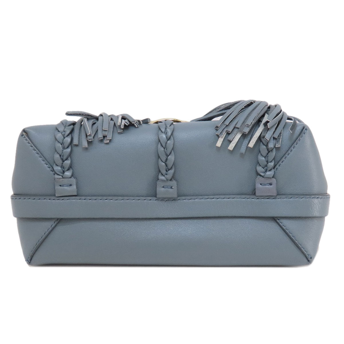 Chloe Handbag Leather Gray Penelope Mini 2Way Women