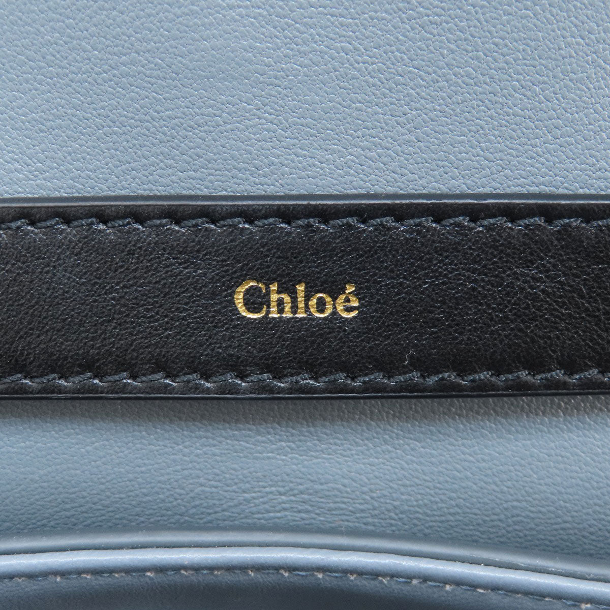 Chloe Handbag Leather Gray Penelope Mini 2Way Women