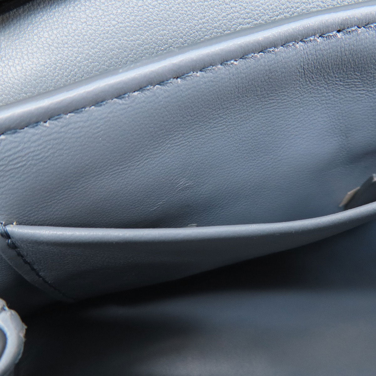 Chloe Handbag Leather Gray Penelope Mini 2Way Women