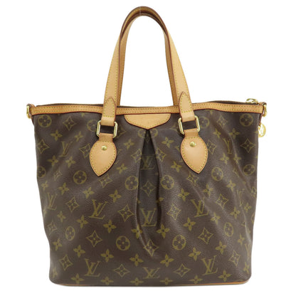 Louis Vuitton Tote Bag M40145 Monogram Canvas Brown Palermopm Monogram Women