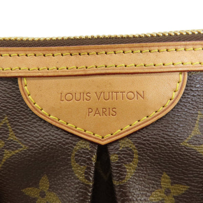 Louis Vuitton Tote Bag M40145 Monogram Canvas Brown Palermopm Monogram Women