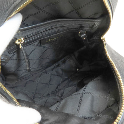 Michael Kors Backpack Leather Black Logometal