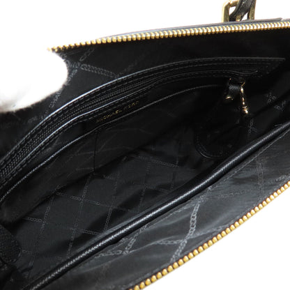 Michael Kors Tote Bag Pvc Black Logo Women