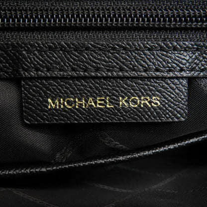 Michael Kors Tote Bag Pvc Black Logo Women