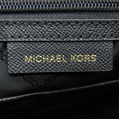Michael Kors Tote Bag Leather Black Logo Women