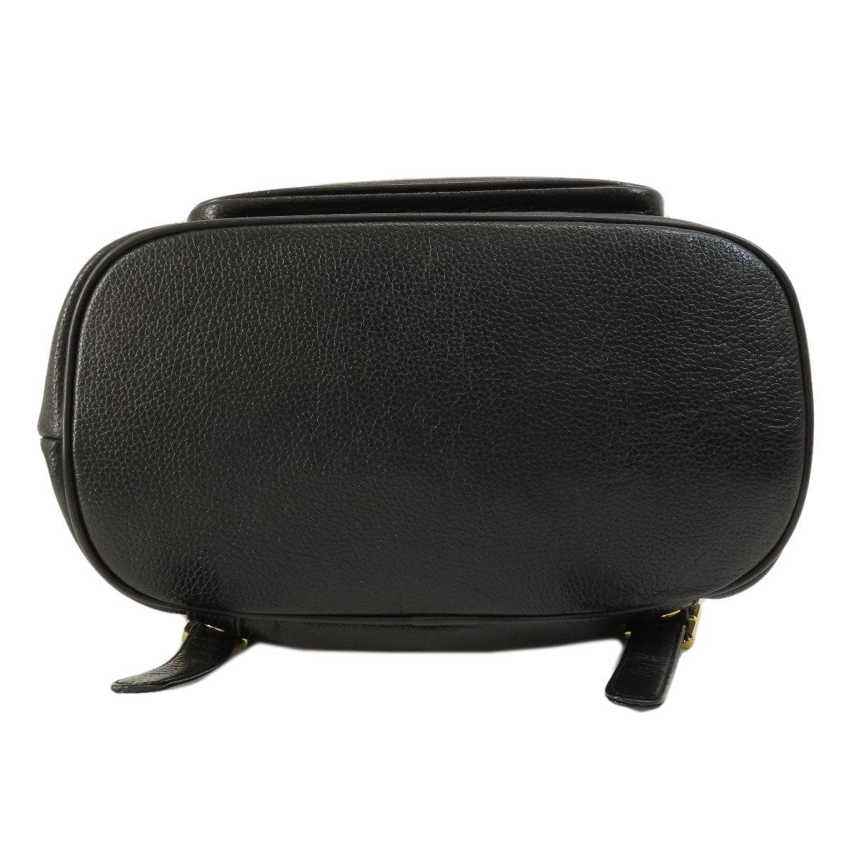 Mcm Backpack Leather Black Logo Women