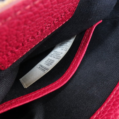 Burberry Shoulder Bag Leather Red Mini Cross Body Women