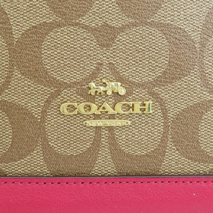 Coach Tote Bag F29564 Pvc Brown Signature 2Way