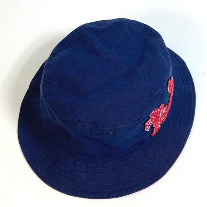 Dior Hat Cotton Blue Embroidered Tiger Patch Kenny Scharf Unisex(Unisex) M
