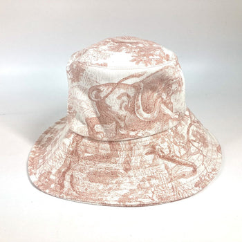 Dior Hat 02Toj924I130 Cotton Pink Hat Hat Bucket Hat Bob Hat Toile De Jui Women 59