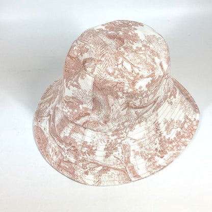 Dior Hat 02Toj924I130 Cotton Pink Hat Hat Bucket Hat Bob Hat Toile De Jui Women 59