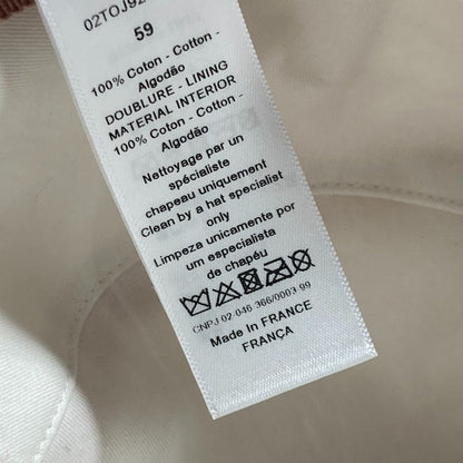 Dior Hat 02Toj924I130 Cotton Pink Hat Hat Bucket Hat Bob Hat Toile De Jui Women 59